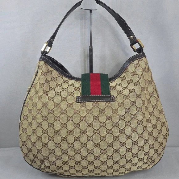 ✨️GUCCI GG Canvas Web New Ladies Hobo Bag - Picture 5 of 16